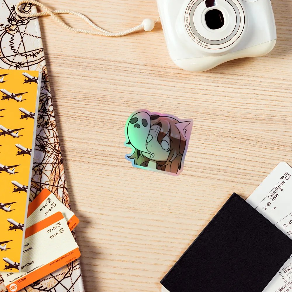 ded emote holographic sticker product image (7)