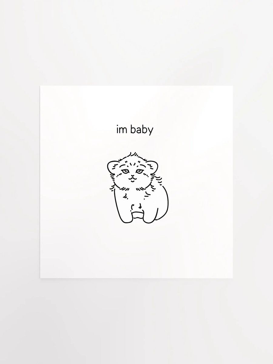 I'm Baby Manul - Matte Poster product image (1)