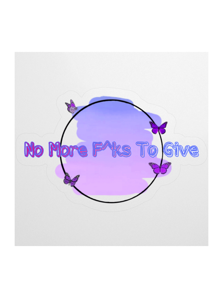 No More F^ks To Give Sticker product image (2)