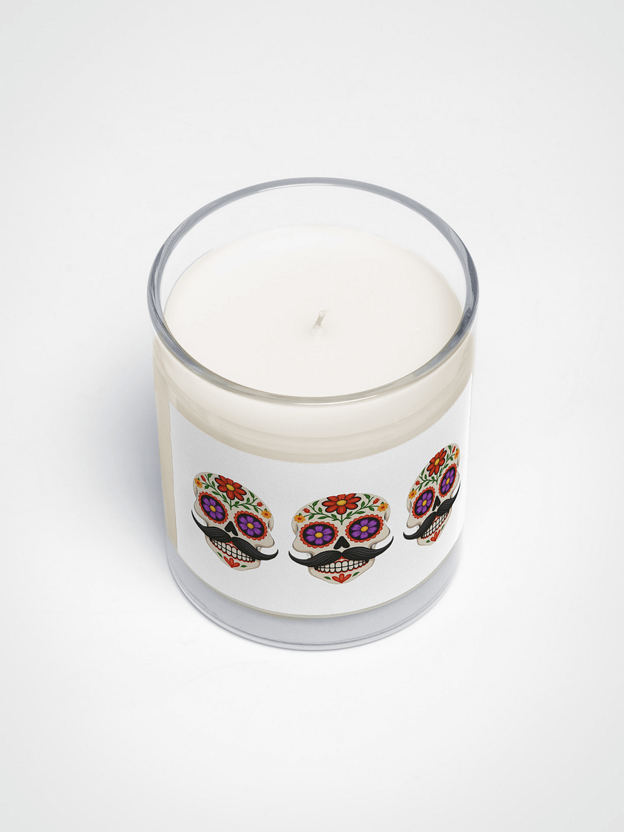 Floral Skull Soy Wax Candle product image (3)