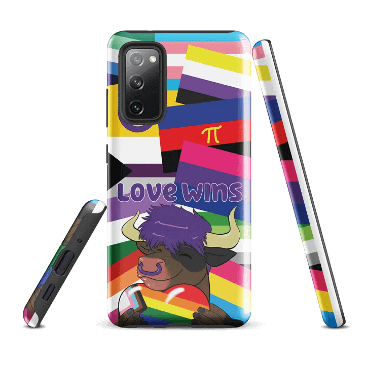 "Love Wins (Pride Flags Edition) Samsung Galaxy 20-24 Phone Case product image (1)
