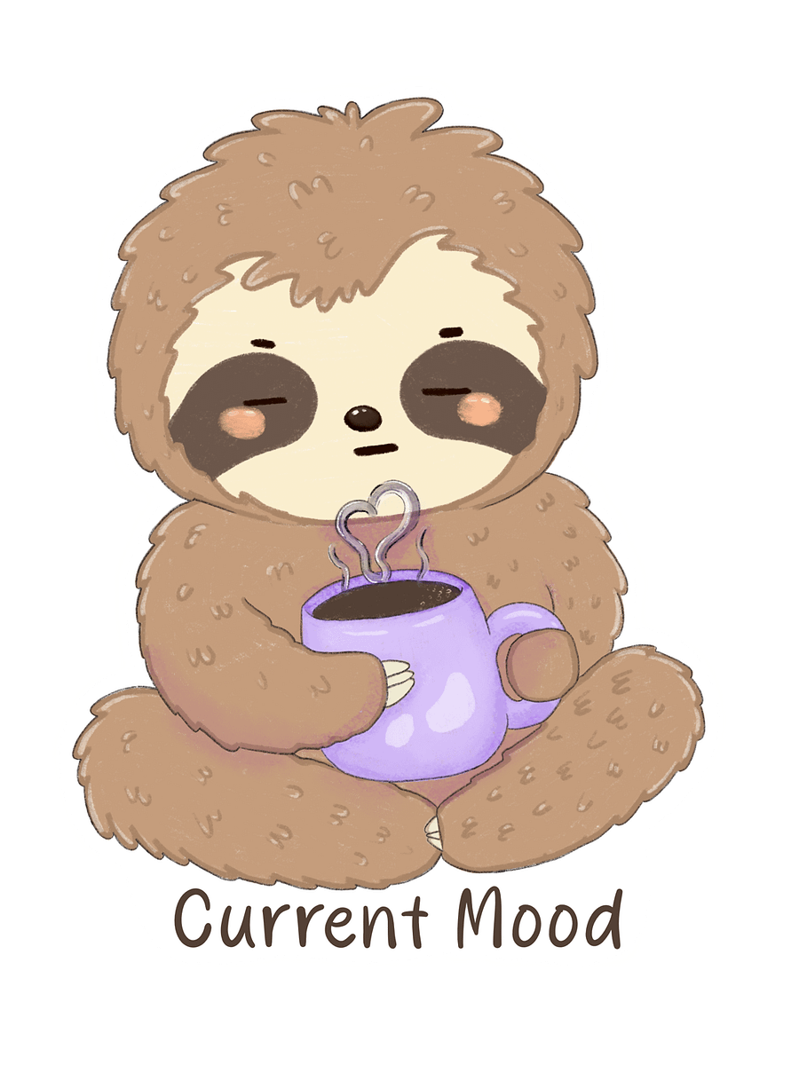 Current Mood Sloth Mental Health product image (1)