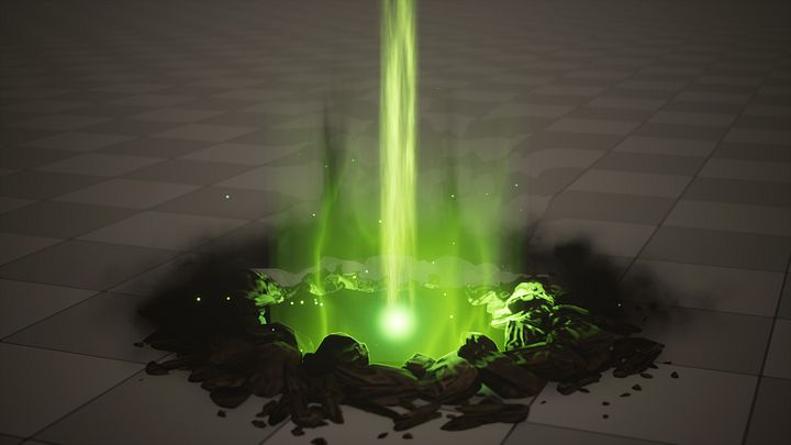 Terrifying Hell Hole FX in Unreal Engine 5.5 Niagara 👉 Trailer product image (1)