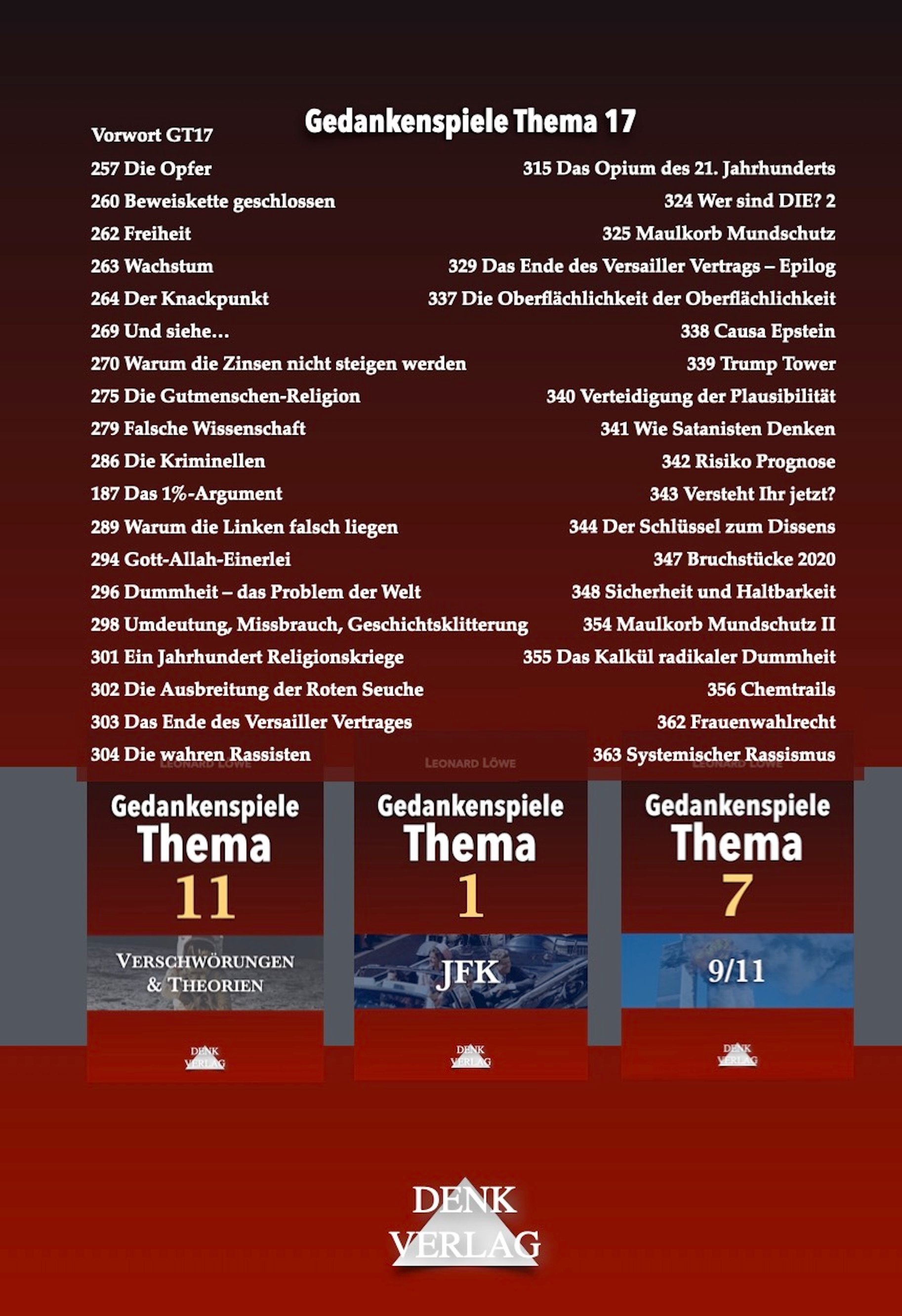 GT 17: Verschwörungen und Theorien II - Gedankenspiele Thema (pdf) product image (2)
