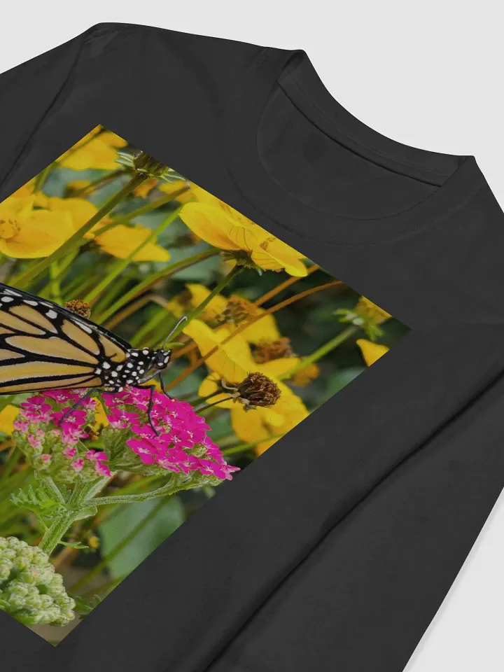 Tropical Monarch Butterfly Unisex Long Sleeve T-Shirt product image (1)