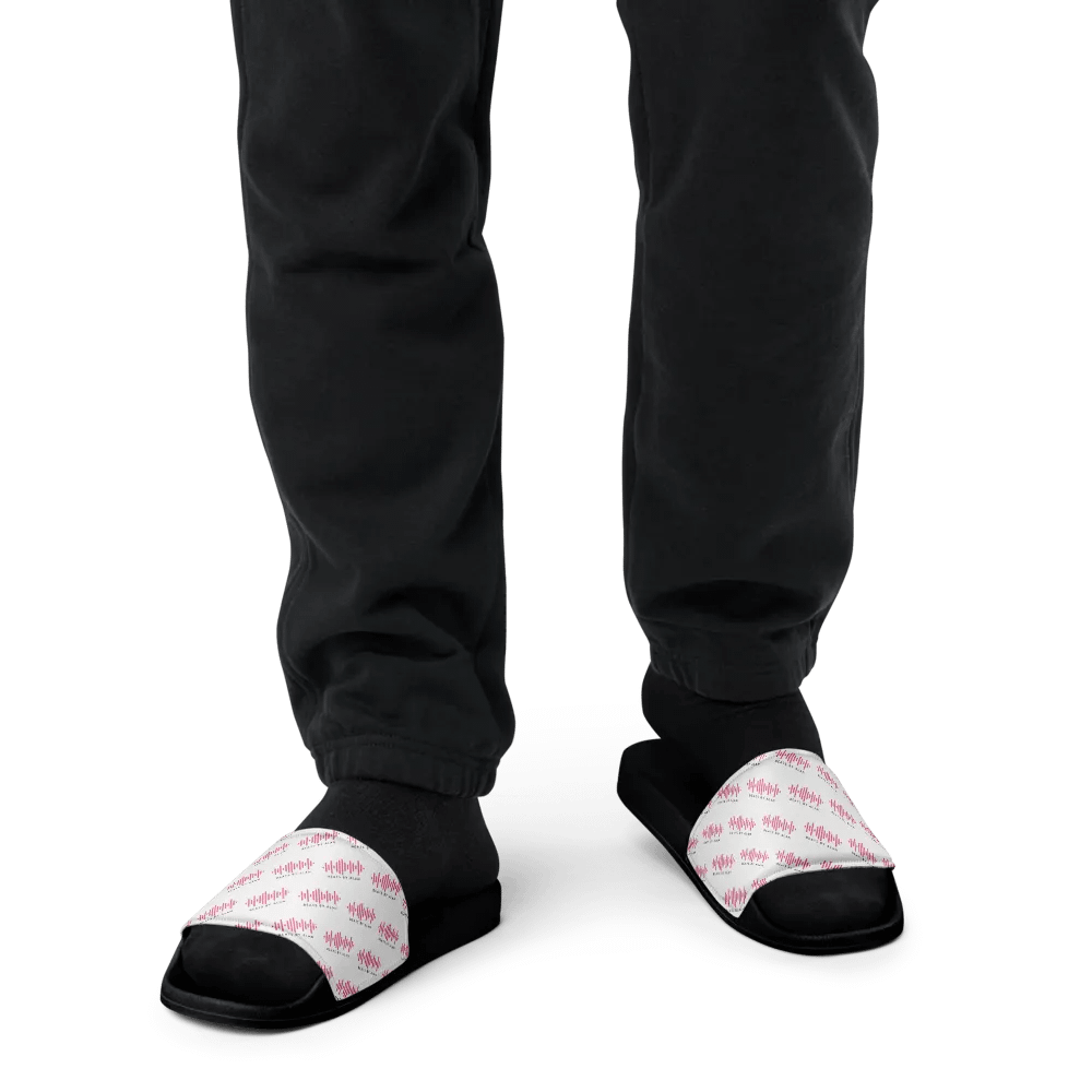 Diagonal Text Pattern Slides for Men by Beats By Alan product image (12)