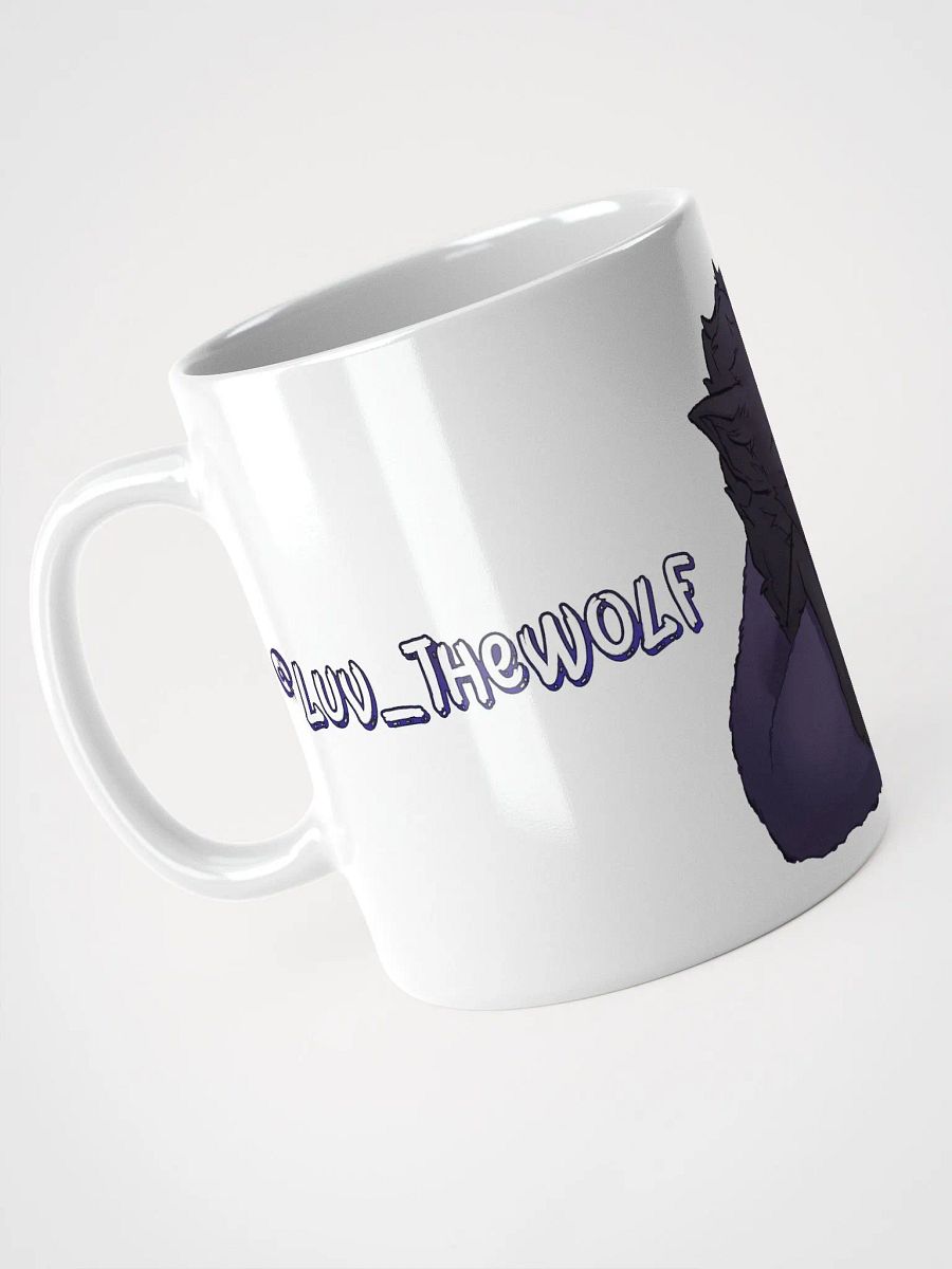 "The Slumbering Wolf" White Mug product image (3)