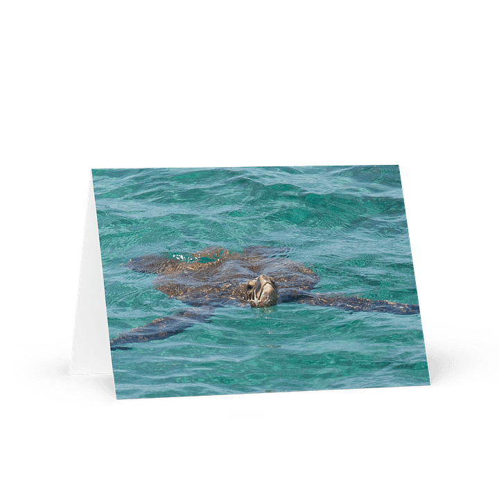 Sea Turtle Serenity Greeting Card product image (1)