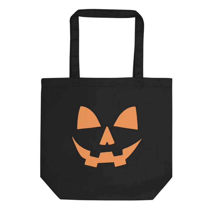 Jack-O-Lantern-Tote Bag-Black product image (2)