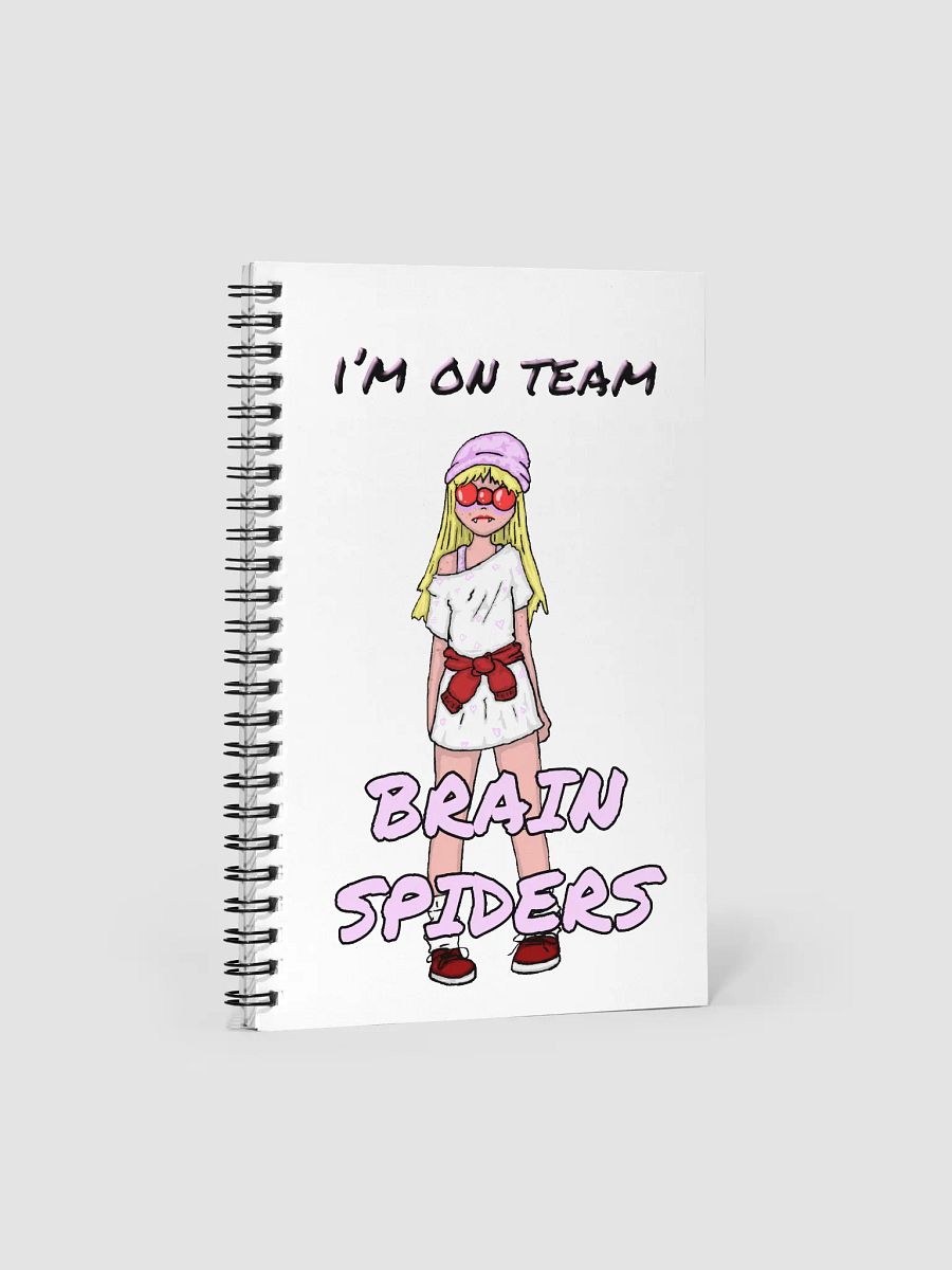Team Brain Spiders Spiral Notebook product image (1)