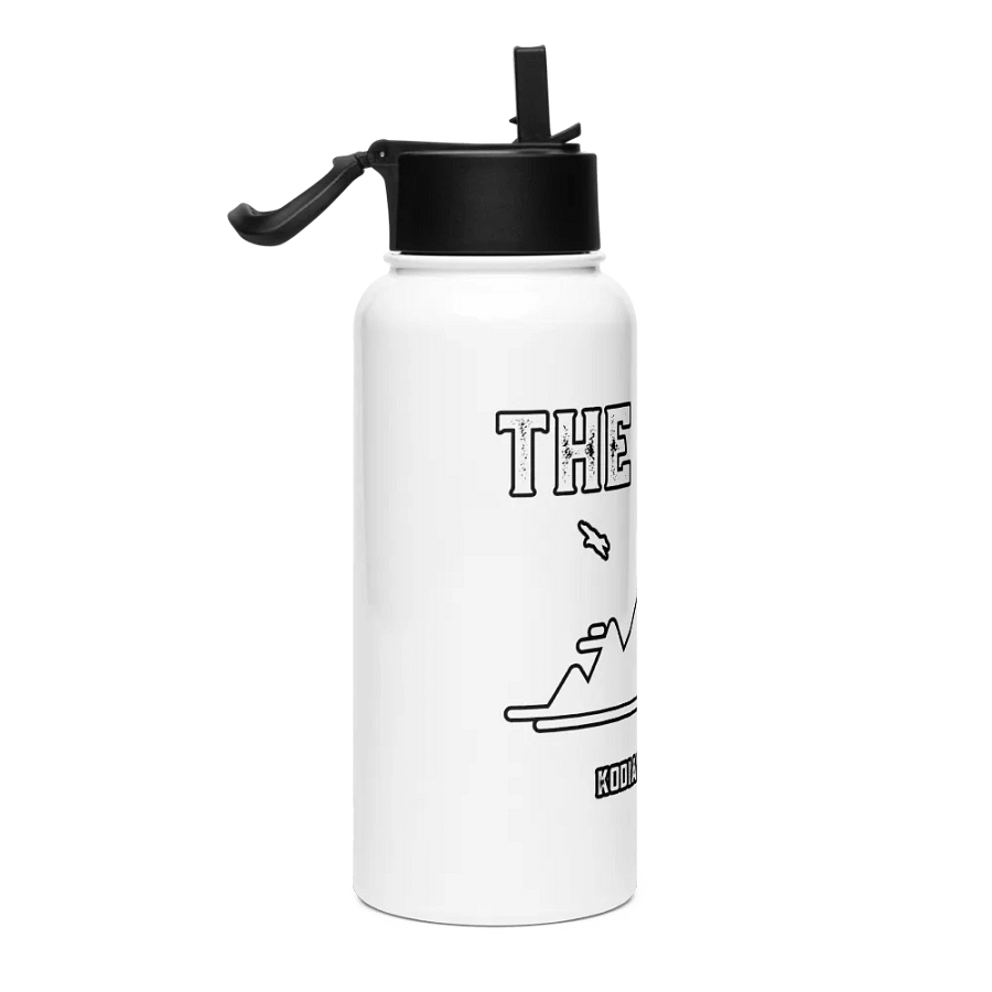 The Rock Stainless Steel Water Bottle (White) product image (4)