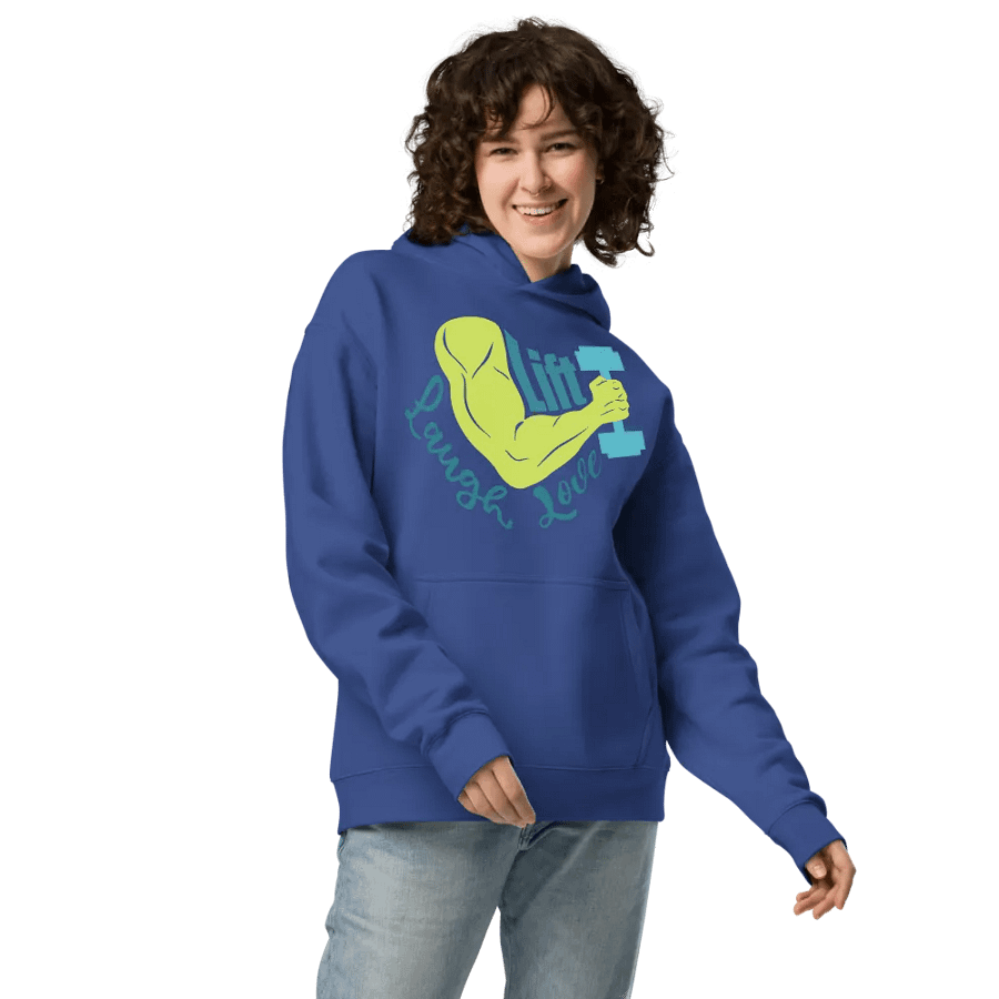 Lift Laugh Love Colorful Flex Pump Cover Hoodie product image (3)