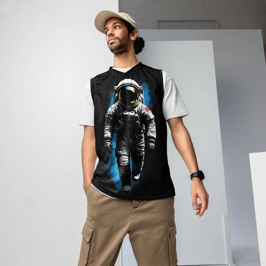 Cosmic Explorer - Unisex Basketball Jersey UPF50+ protection product image (10)