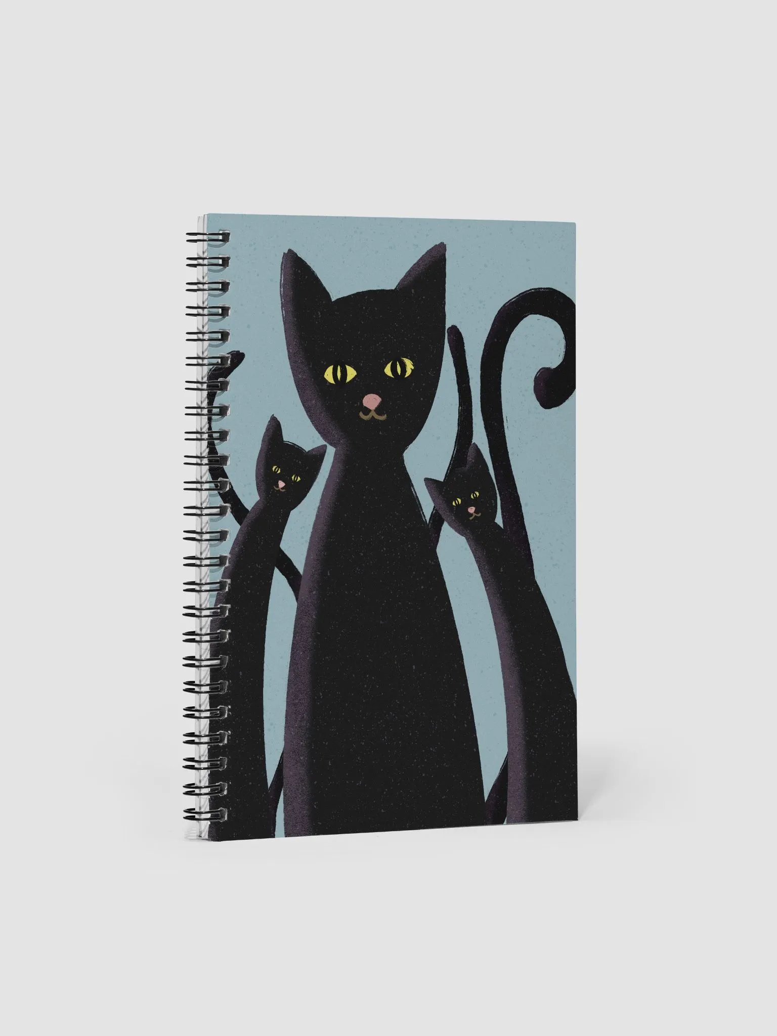 cat gang notebook — slate product image (1)