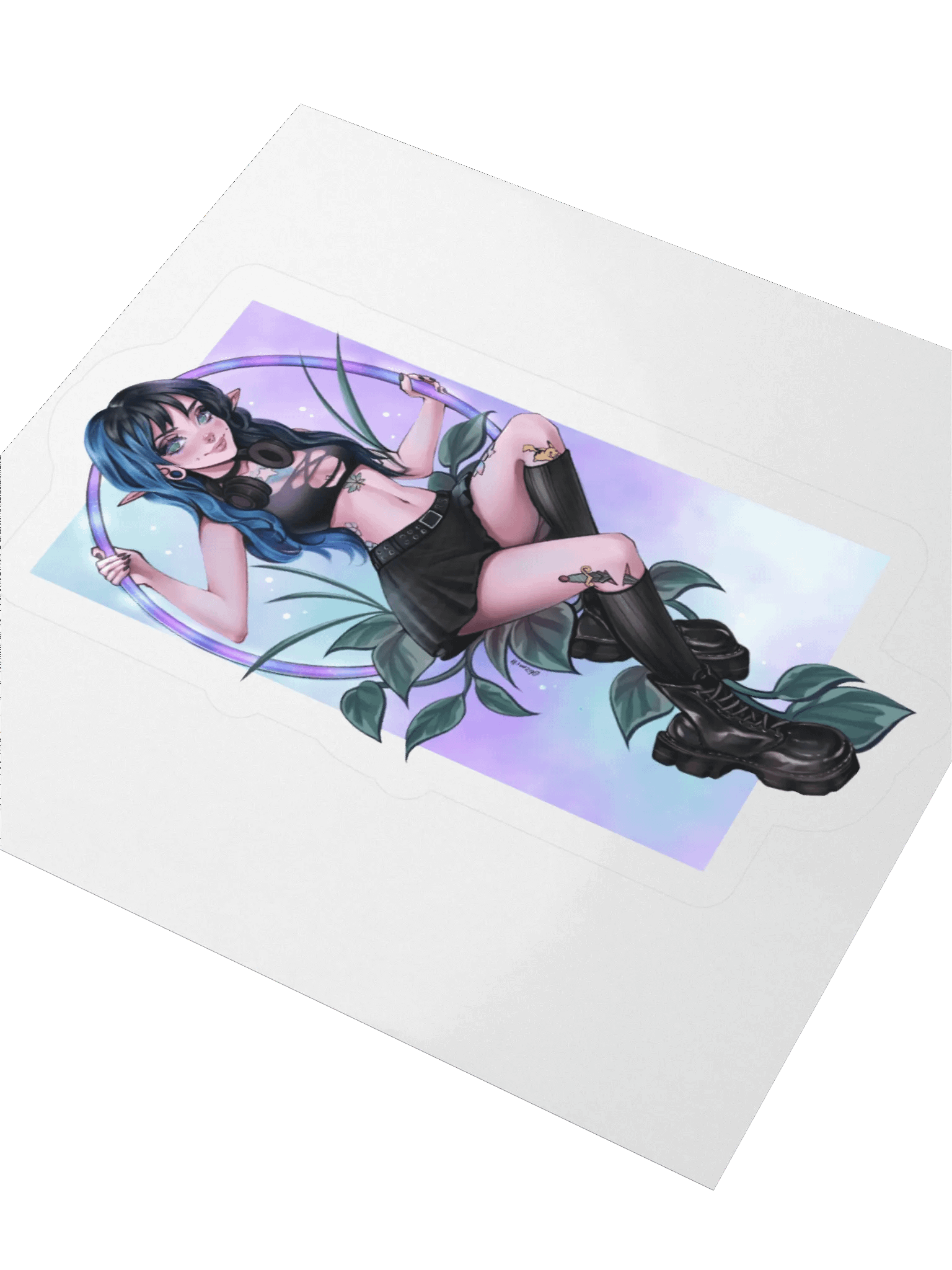 Elf Maxx Hoop Dance Kiss Cut Stickers product image (9)
