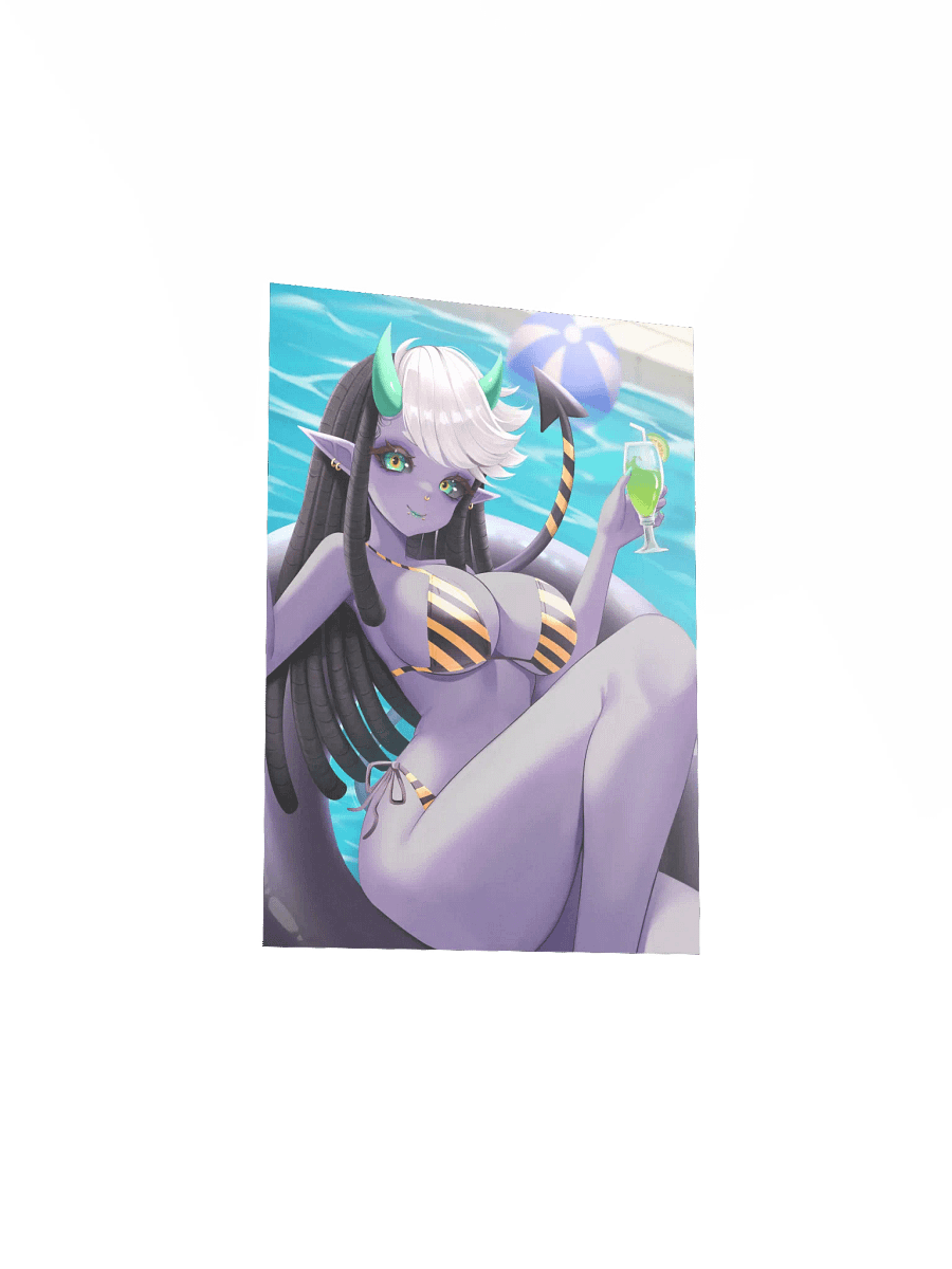 "Poolside Fun" Kimical Poster product image (3)
