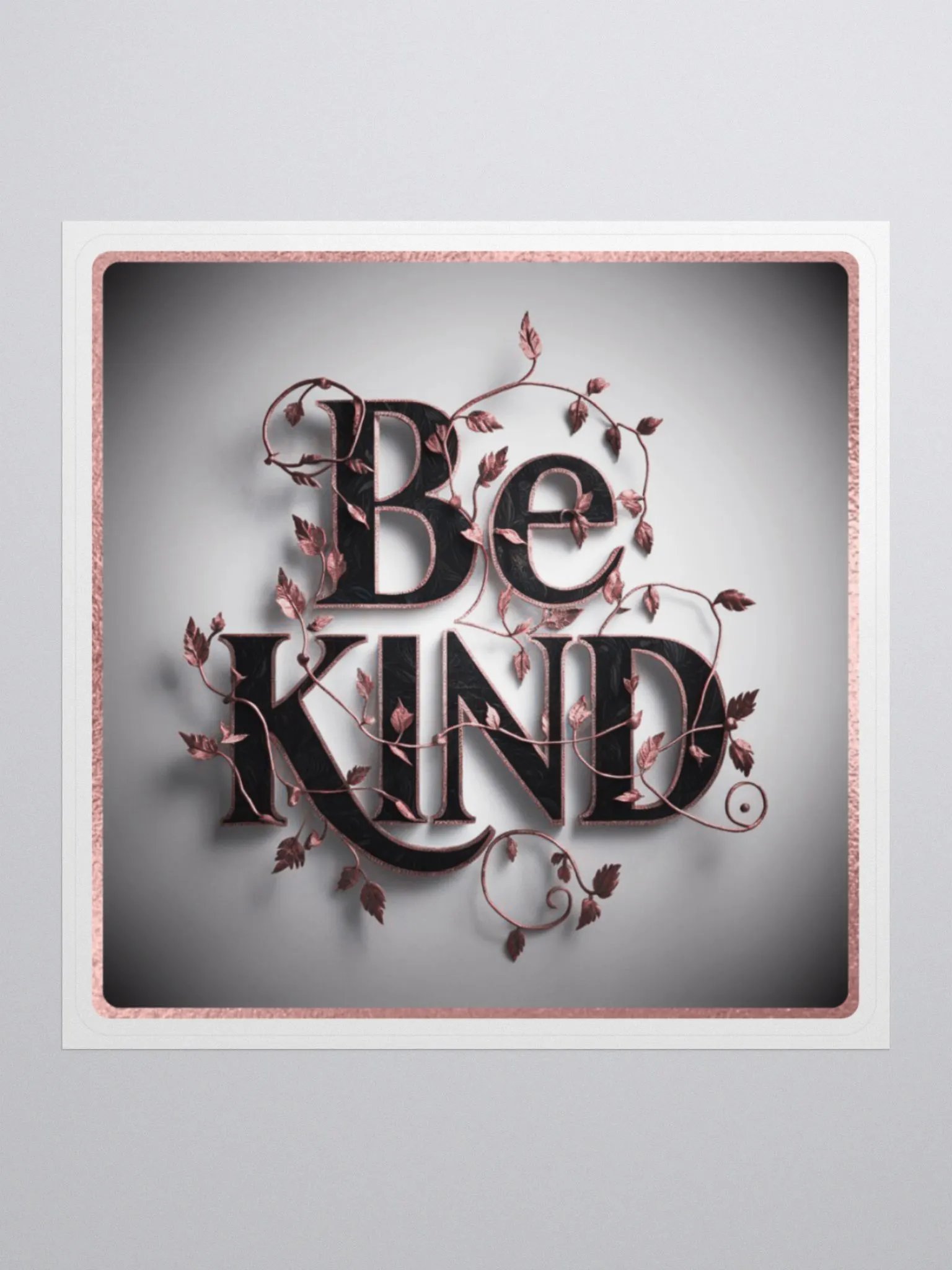Self-Love Affirmation Art Sticker - Be Kind! product image (4)