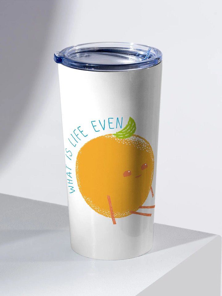 Ennui Orange Stainless Steel Tumbler product image (2)