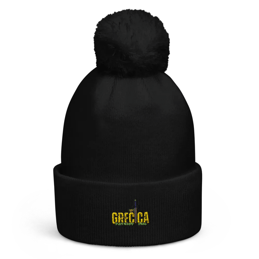 Crowned Patriot Pom-Pom Beanie product image (1)