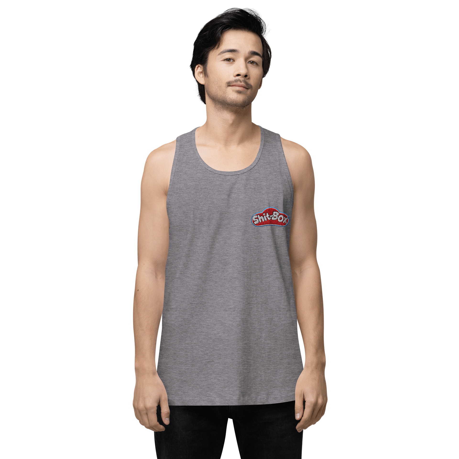 SHIT-BOX UNISEX EMBROIDERED SLEEVELESS TEE product image (88)