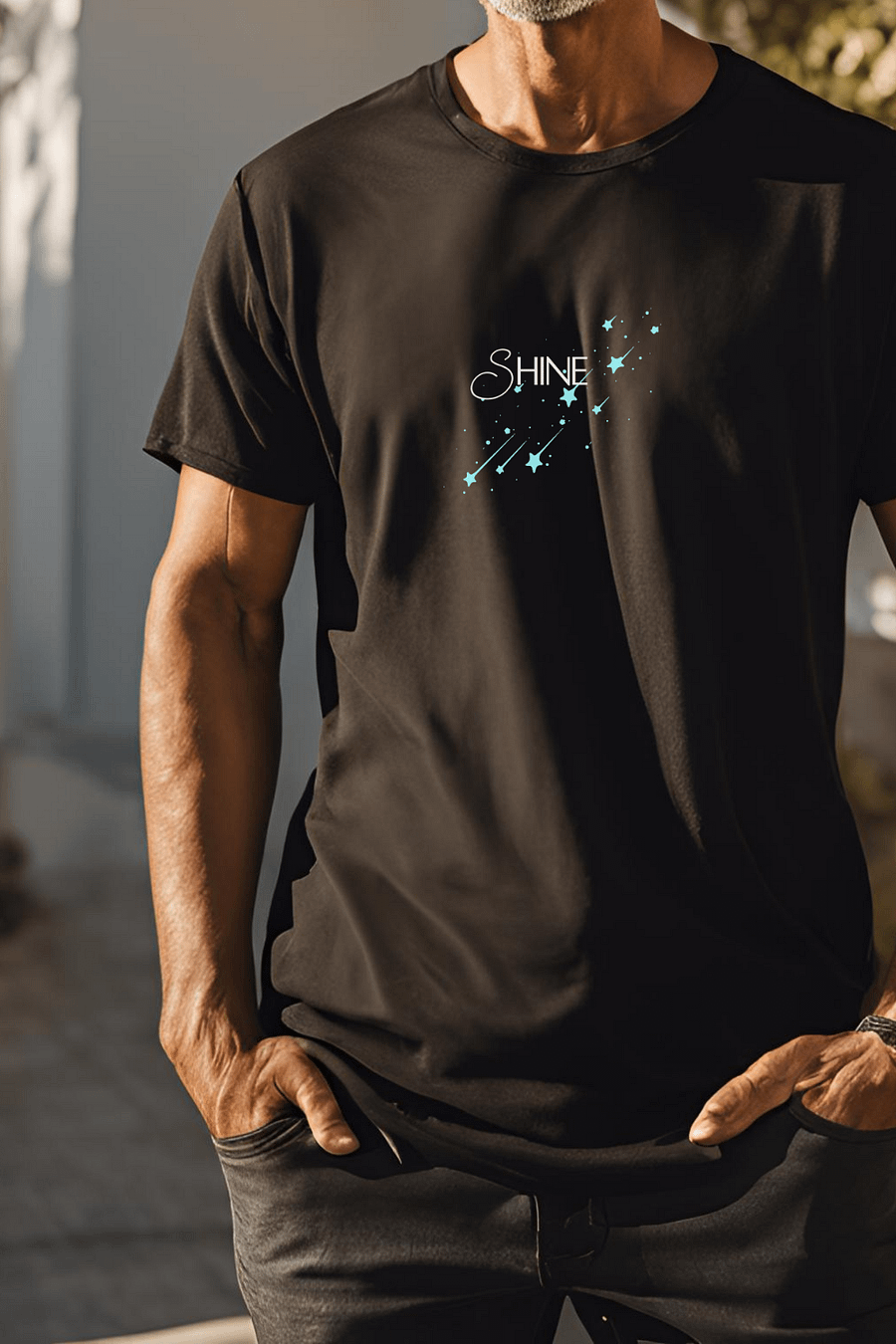 Pixel Blue Unisex Tee product image (2)