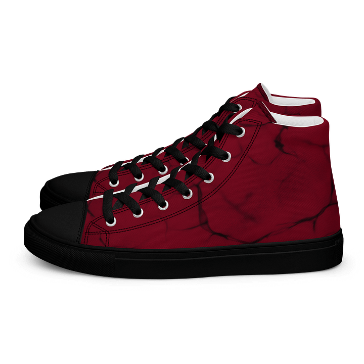 Blood Red Unisex High Top Shoes product image (1)