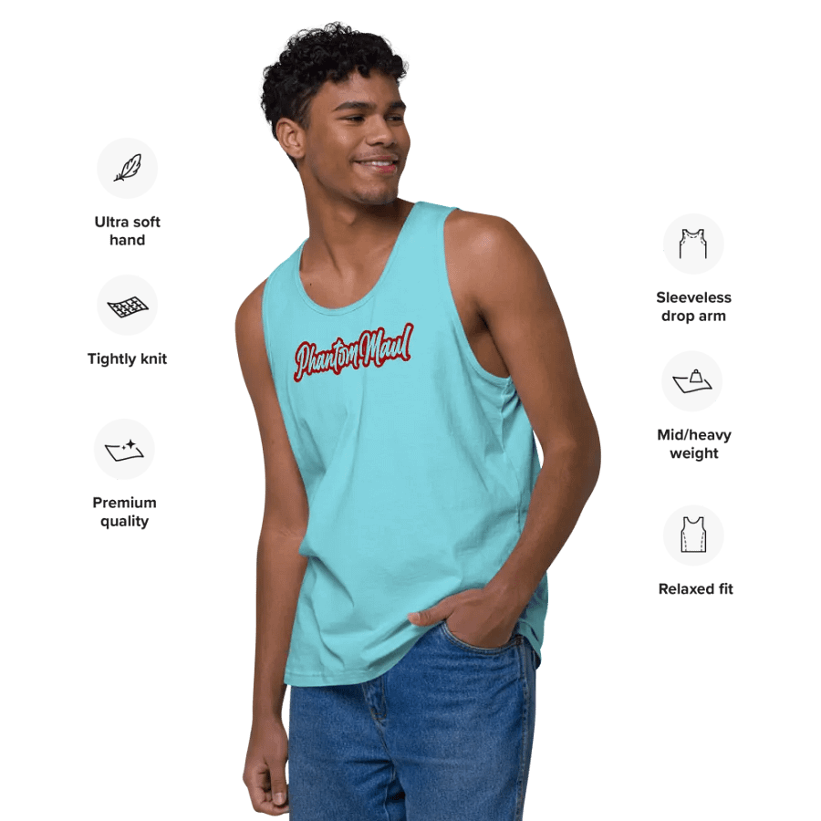 Red 'PhantomMaul' Men's Tank Top product image (166)
