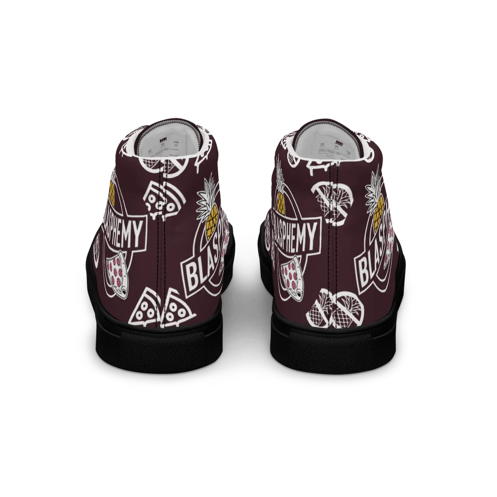 Blasphemy High Top Oxblood Black/Black Female product image (3)