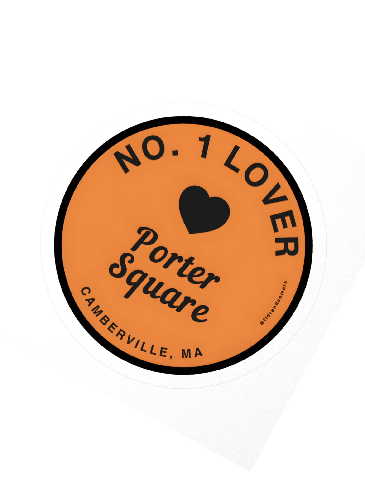 Porter Square No. 1 Lover Sticker (Technically Somerville, Spiritually Cambridge) product image (3)