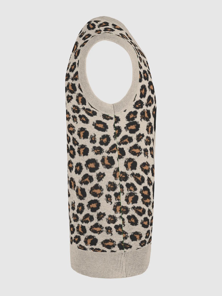 Leopard Print Panda V-Neck Vest product image (25)
