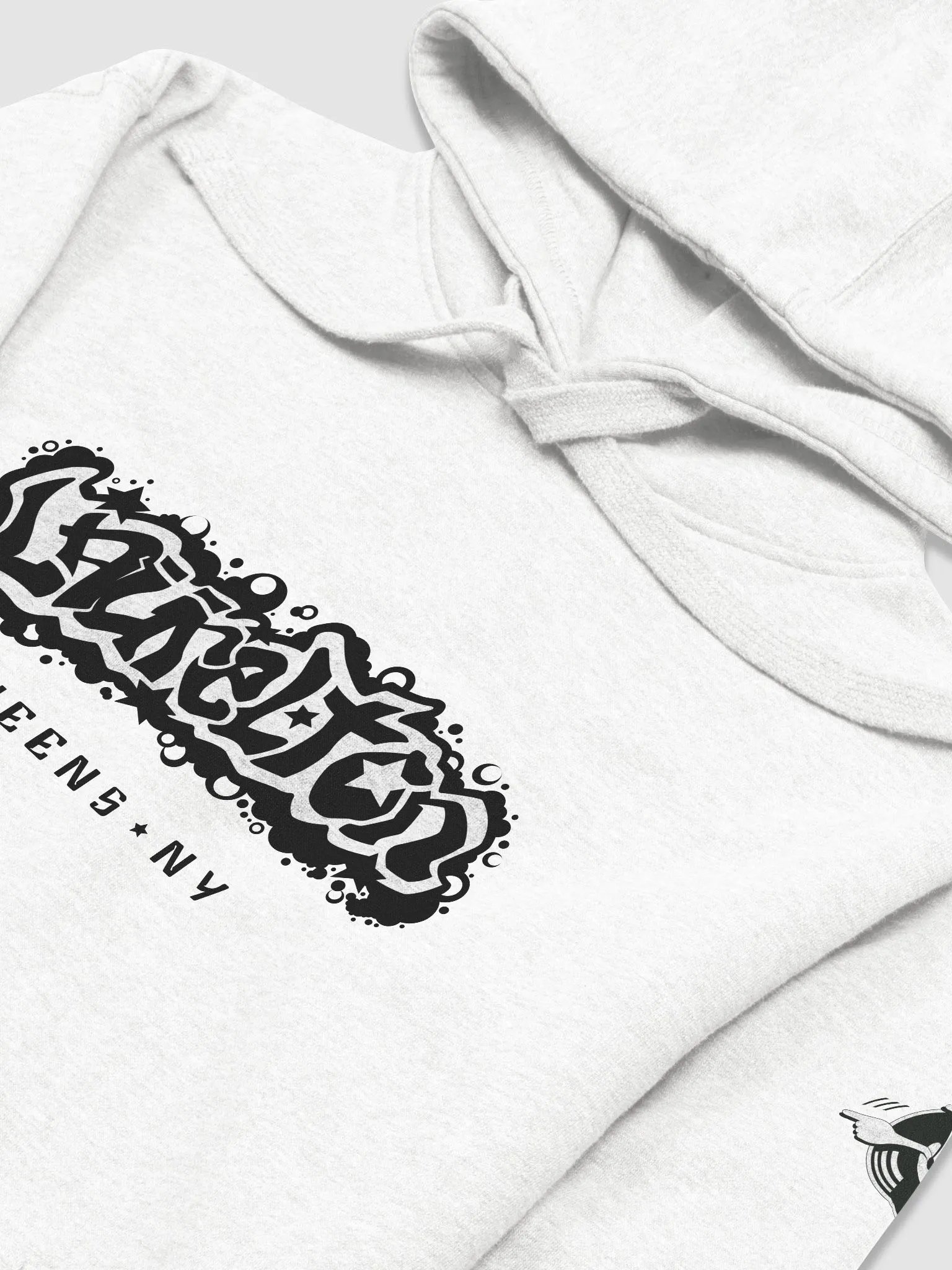 Laurelton, Queens - Black Lettering - Hoodie product image (3)