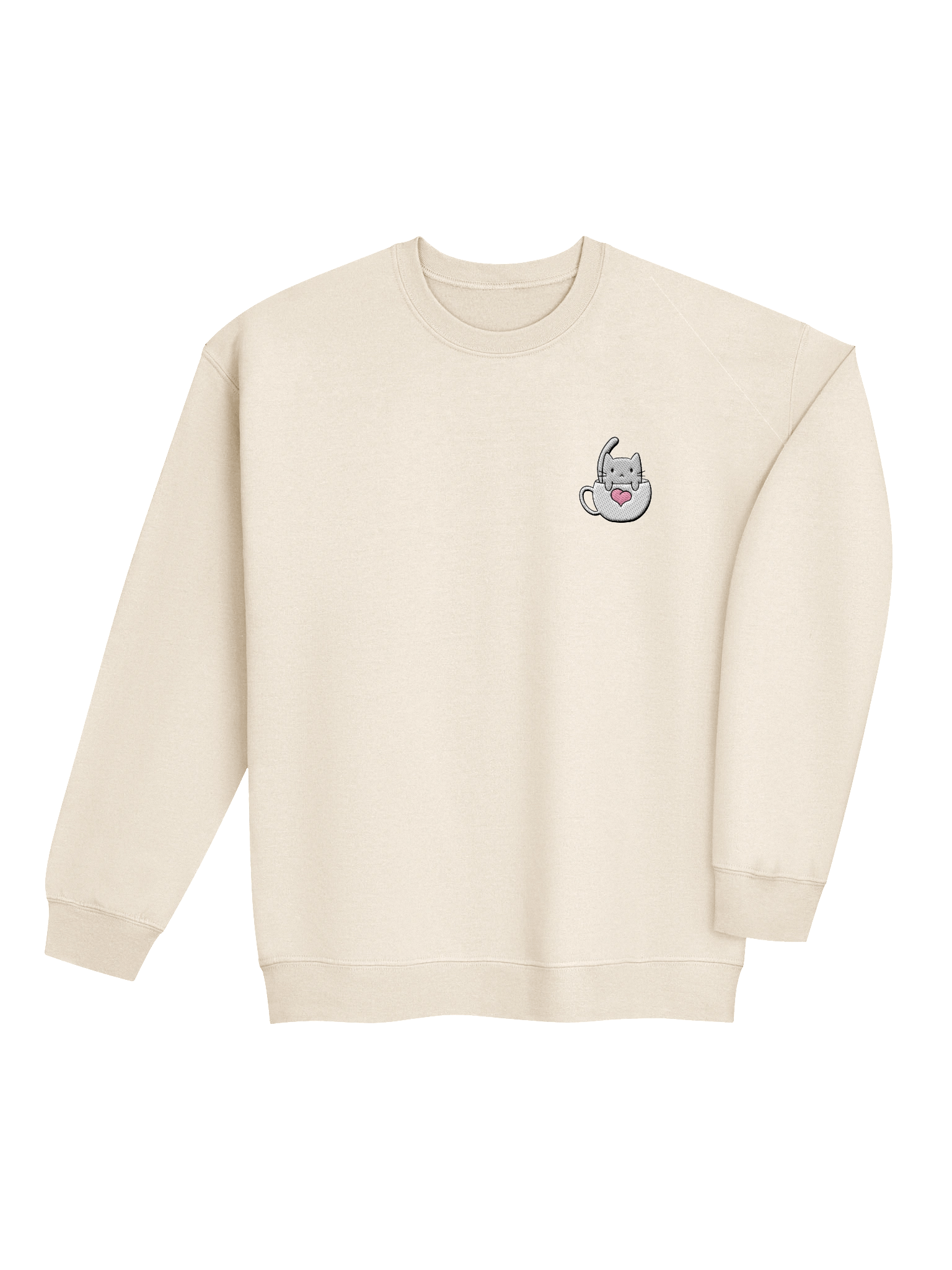 Softie's Café Logo Sweatshirt || Left sided, Embroidered product image (4)