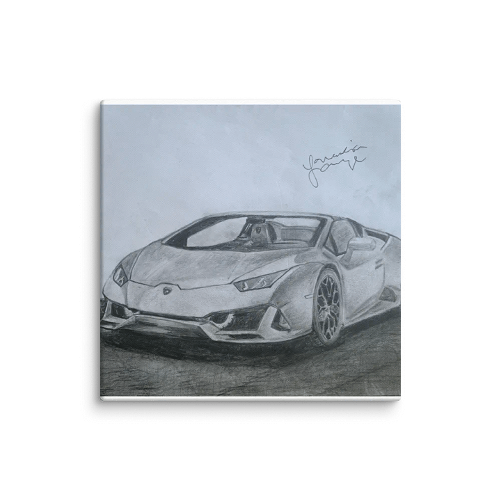 Sleek Speedster Sketch Canvas product image (2)