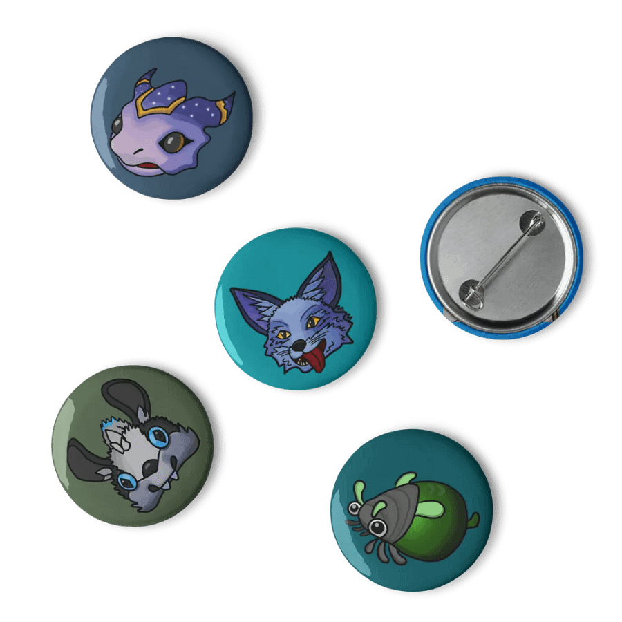Palia Emotes Set - Pin Buttons product image (6)