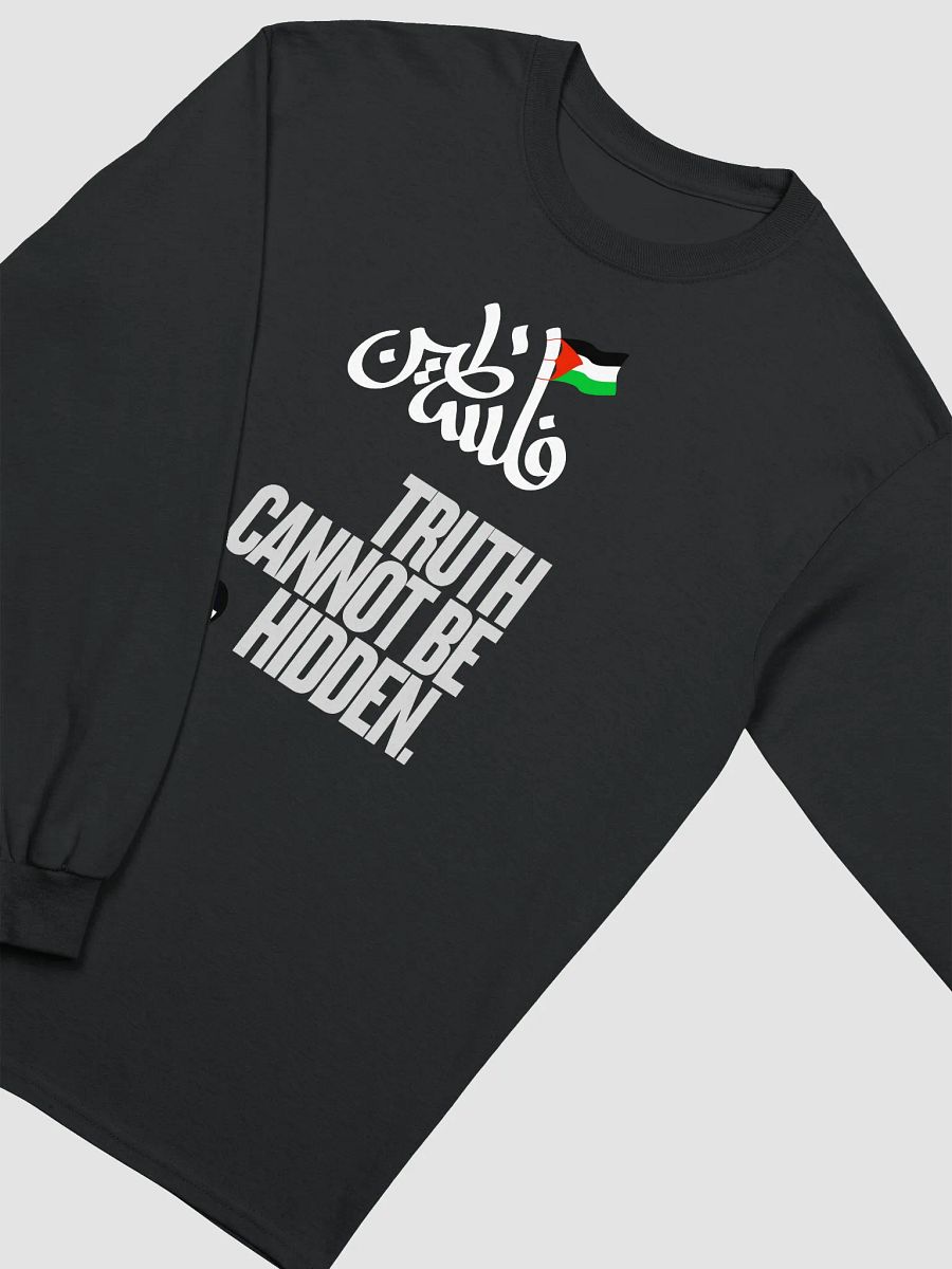 Palestinian Truth Long Sleeve Tee | Truth cannot be hidden. product image (22)