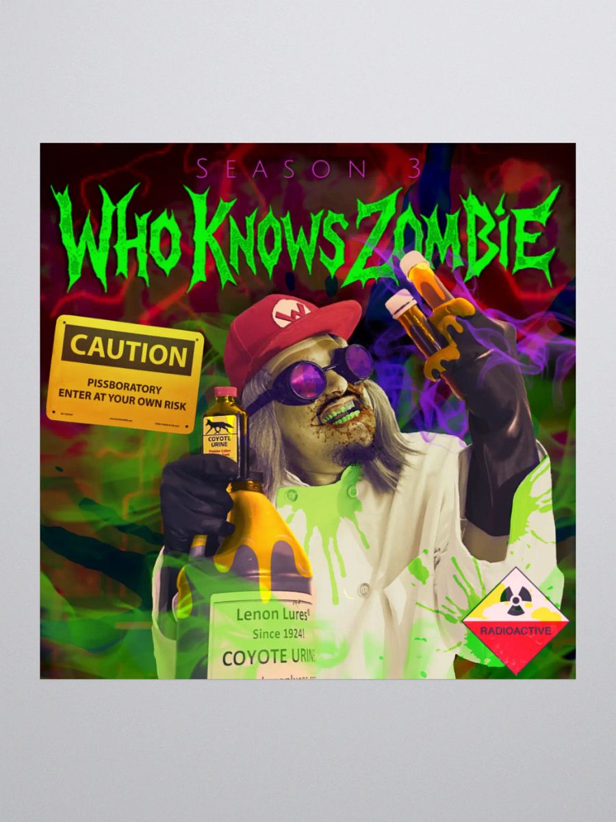 WhoKnowsZombie - The Scientist Sticker product image (1)
