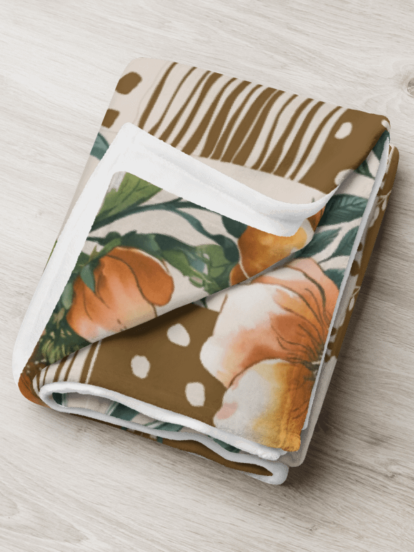 Floral Patchwork Boho Throw Blanket product image (1)