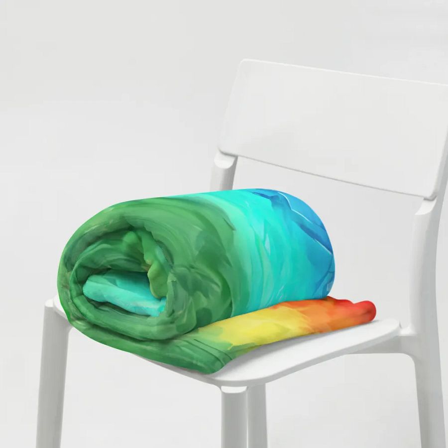 Retro Pride - 1978 Color Wash Design Throw Blanket product image (19)