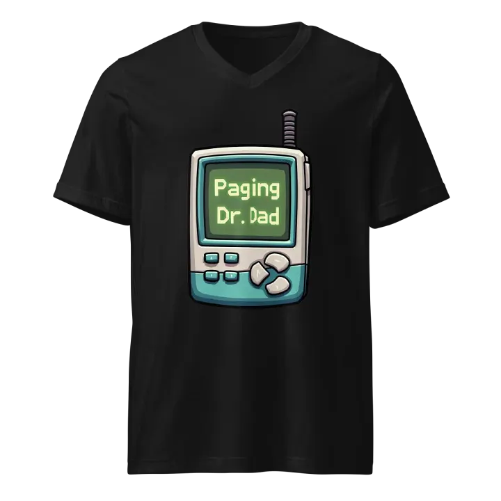 Dr. Dad Pager V-Neck Tee product image (1)
