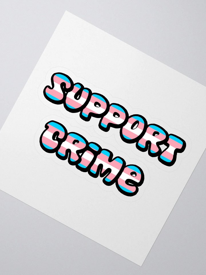 Trans Crime Sticker product image (2)