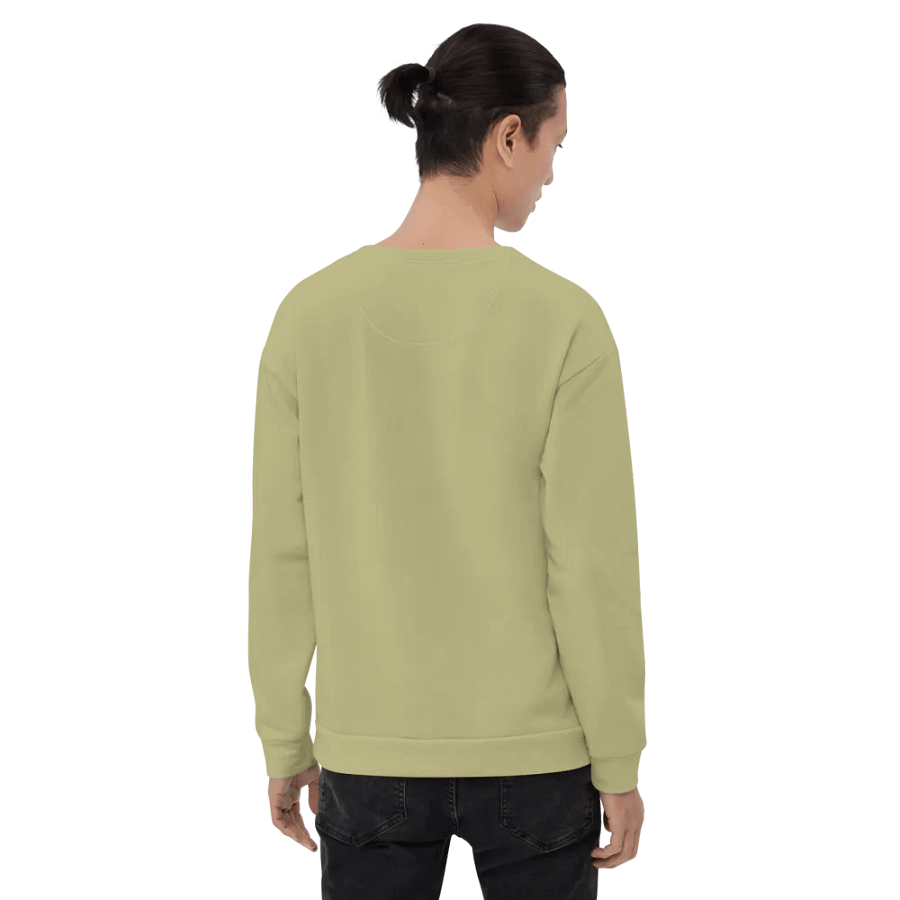 Plain Medium Yellow True Summer Unisex Recycled Polyester Heavyweight Premium Sweatshirt by Treasure Pie product image (10)