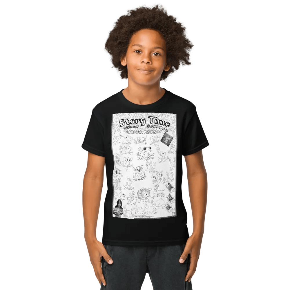 Shirt with all the animals from Book 3 product image (1)