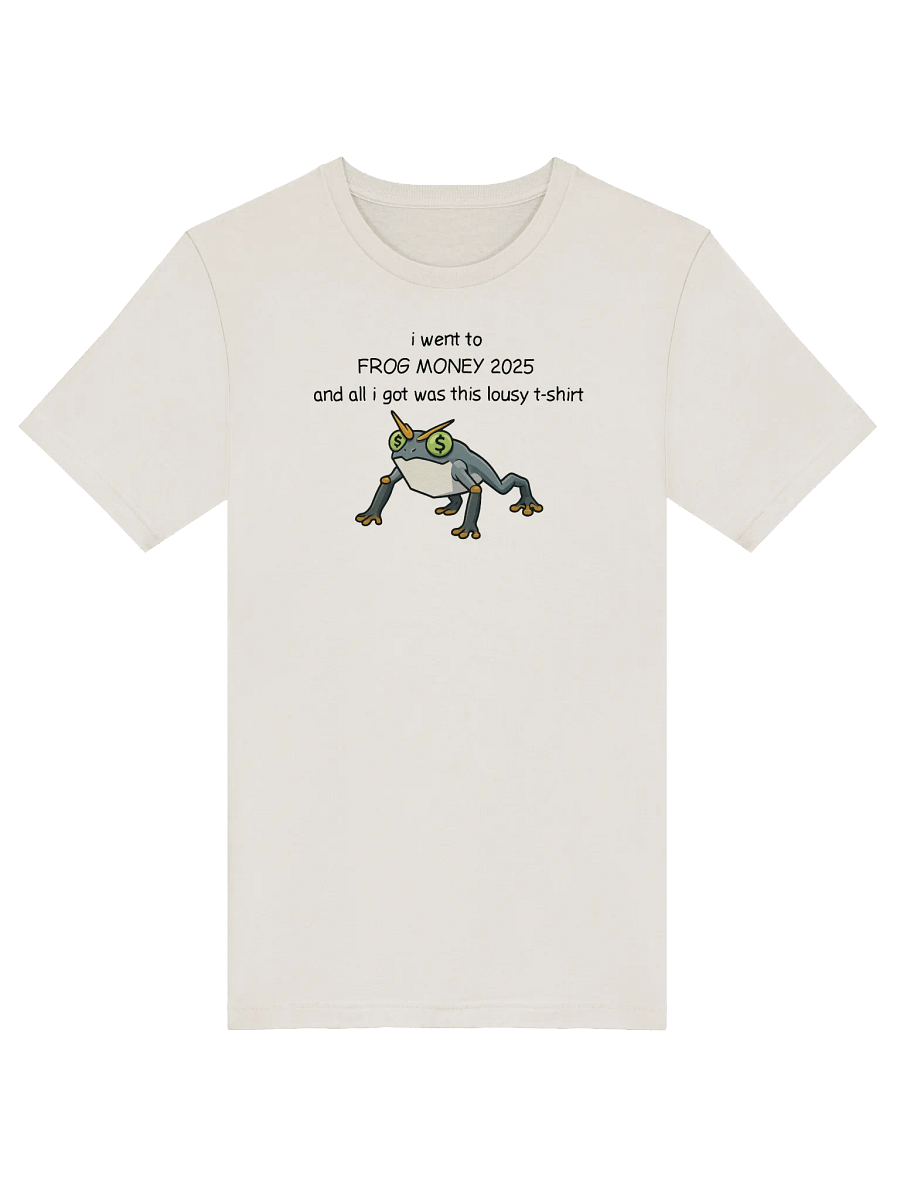 FROGMONEY2025 lousy t-shirt product image (1)