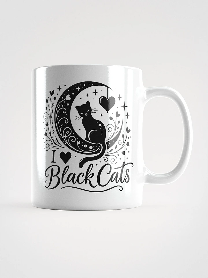 I Love Black Cats Mug product image (1)