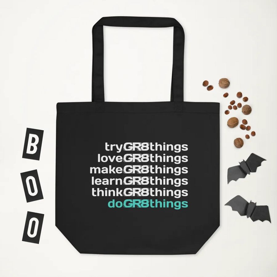 "doGR8things" Organic Tote Bag product image (8)