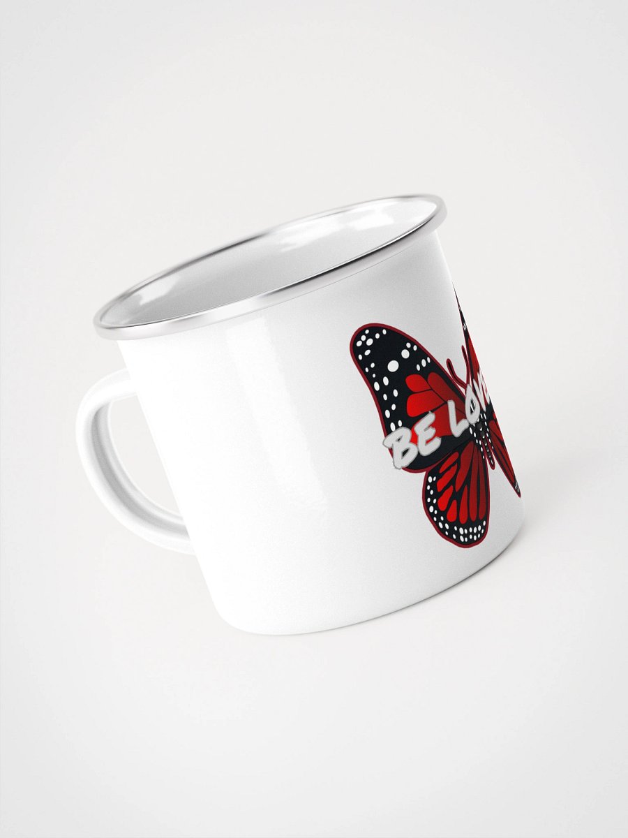 Be Lovely Butterfly Enamel Mug product image (4)