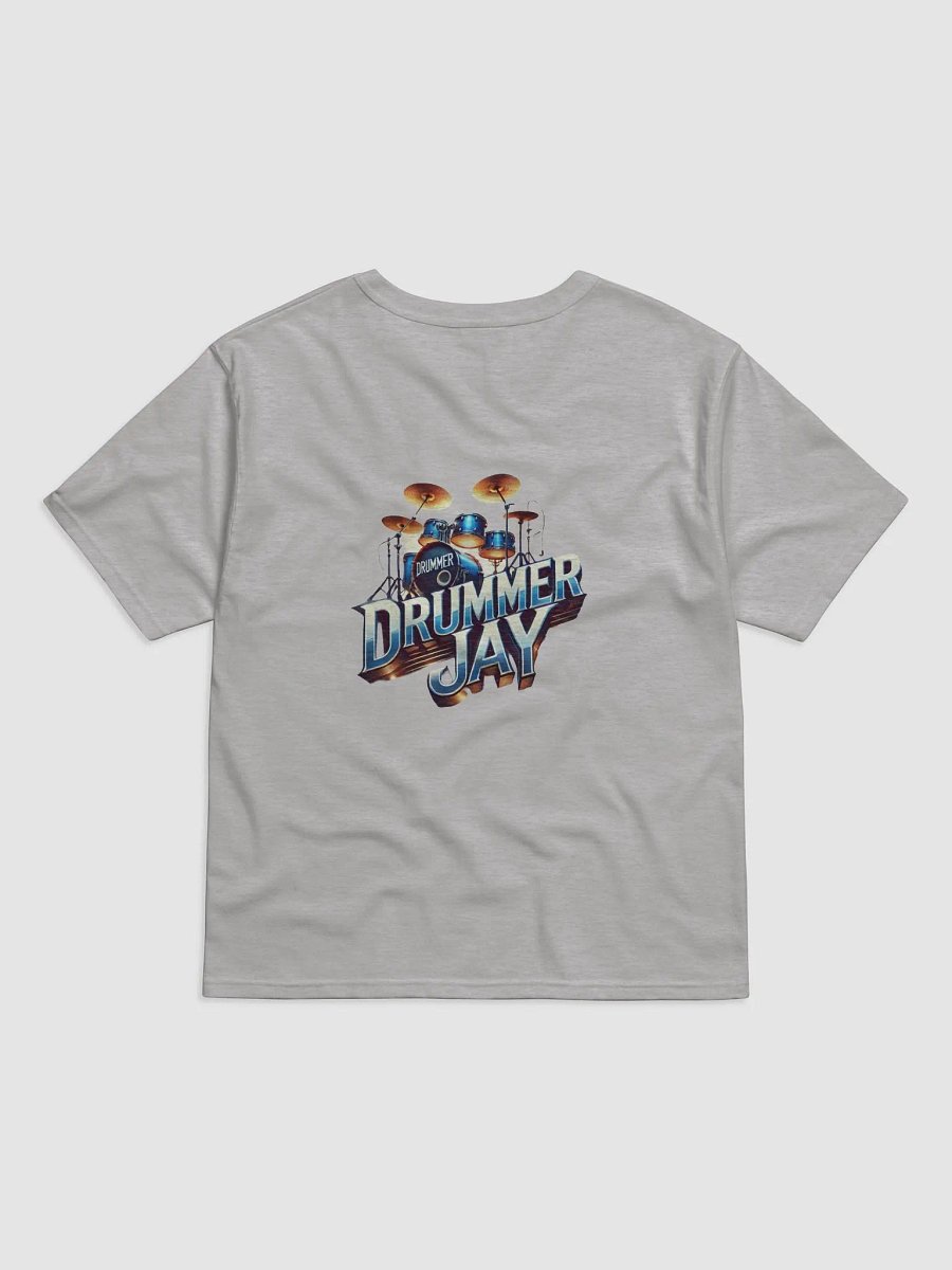 DrummerJay T-Shirt (Drum set on back) product image (8)