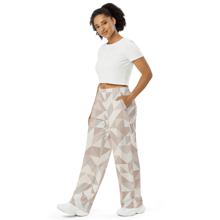 BUIII Dynamic Geometry: Whispering Sands Wide-Leg Pants product image (2)