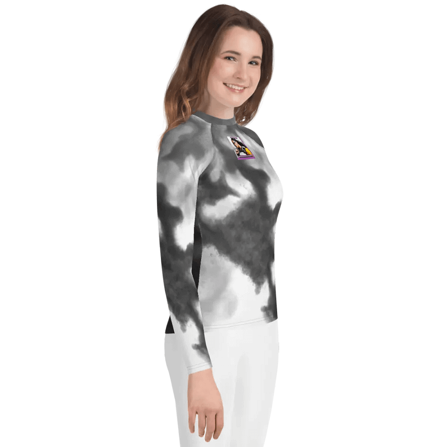 Cloudy Character Youth Rash Guard product image (8)
