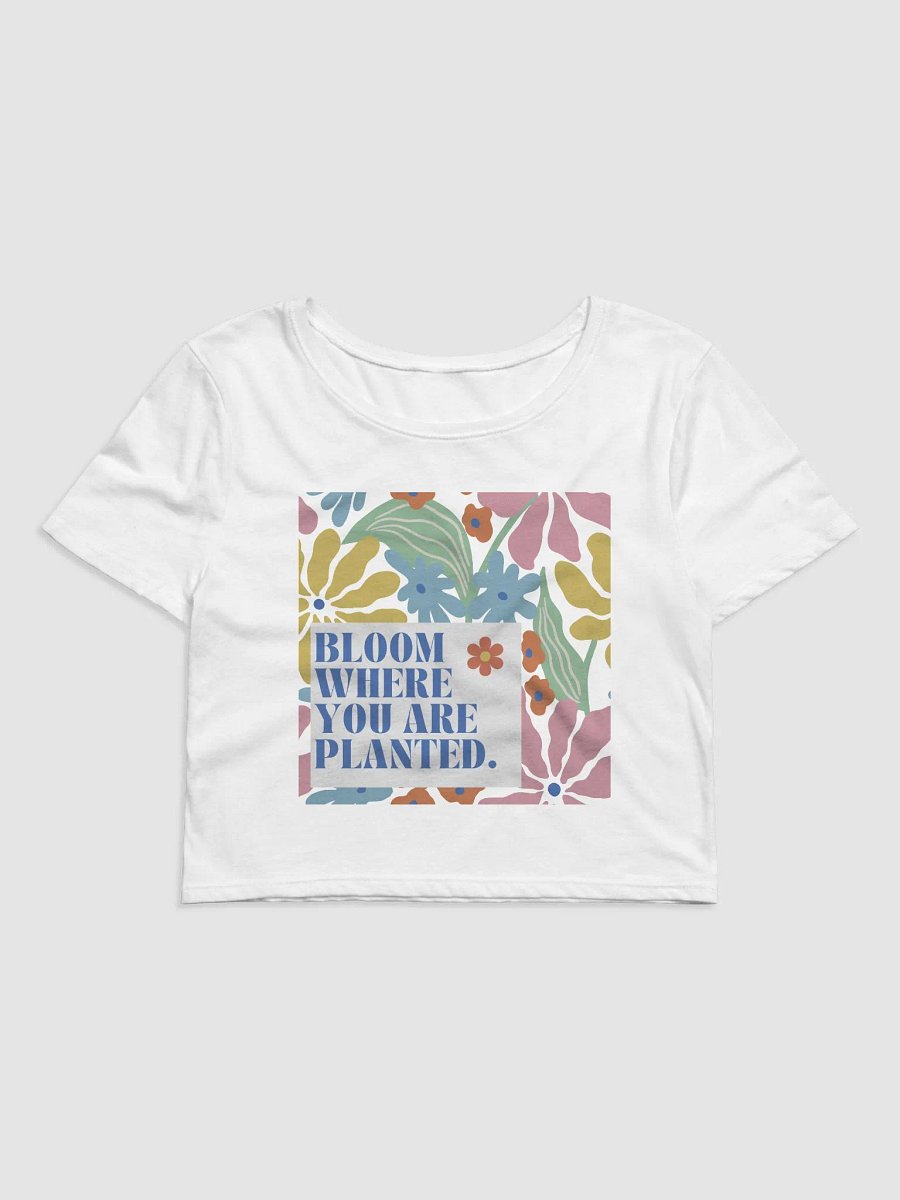 Pixelated Monochrome Crop Tee product image (15)
